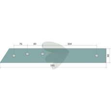 Skinne gallerplog venstre nr 1, modell 27590302, robust og holdbar.