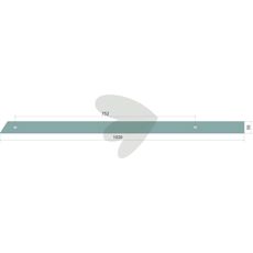 Skinne gallerplog venstre, nr. 3, høykvalitetsdel for traktorer og landbruksmaskiner.