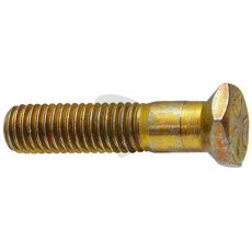 Sekskantskrue med kon for sikker og fast montering i landbruksmaskiner.