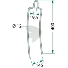 Horsch etterharvspinne 23250303, designet for holdbare resultater.