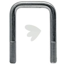 U-bøyle M12x50x50mm ideell for ulike monteringsbehov.