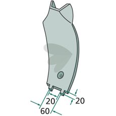 Leddskjær midt-200062672, holdbar og effektiv for mange anvendelser.