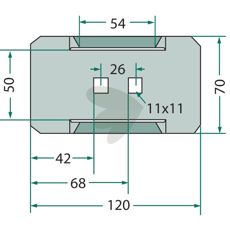 Rau skrapeplate, perfekt for å holde maskiner i topp stand.