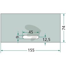 Lely plastavskraper 1164528380, ideell for jordbruk og hagearbeid.