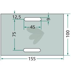 Plastavskraper fra Lely, modell 1164528390, perfekt for alle landbruksmaskiner.