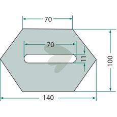 Lely avskraperplate, optimaliserer funksjonalitet ved feltbruksoppgaver.