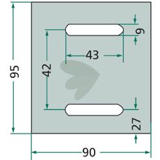 Avskraperplate Maschio, ideell for høypresterende jordbruksutstyr.