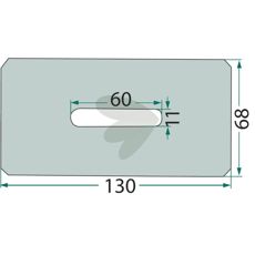 Avskraperplate Krone, allsidig komponent for feltspleie og vedlikehold.