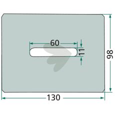 Krone avskraperplate, pålitelig og holdbar for effektiv bruk.