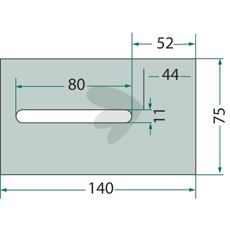 Kuhn avskraperplate, designet for optimal ytelse og lang levetid.