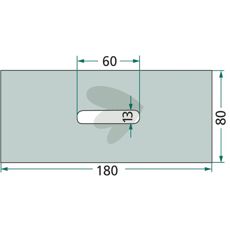 Rabe plastavskraper modell 84050027, perfekt for effektiv avskrapning.