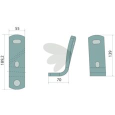 Holder høyre 073800, designet for å gi maksimal støtte.