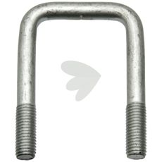 Bøyleskrue M12 x 51 x 85 mm, ideell for tunge applikasjoner.