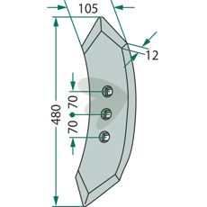 Brukbar forskjær for presisjonsarbeid innen industri og håndverk.