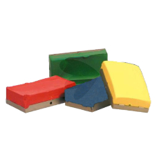 Rødt kritt av høy kvalitet, perfekt for merking innen ulike industrielle og landbruksektorer.