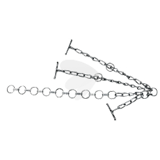 Kjetting 700X1200X7, designet for å håndtere tunge laster effektivt.