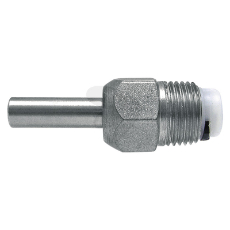 Bitnippel 1/2" sekskant, utmerket for holdbare koblinger i hydraulikksystem.