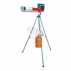 Fugleskremsel Gasskanon på 1.5m stativ, for sikker og effektiv fugleskremming.