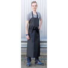 Hvitt melking og vaske forkle, gir et rent og profesjonelt utseende.