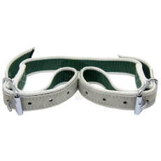 Sikker fotlenke 40mm hvit/grønn, ideell for ulike typer bruk.