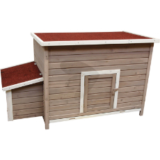 Romslig hønsehus, 1470x800x800 mm, perfekt for dine høns.