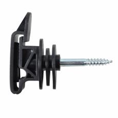 Skrueisolator for strømgjerdetråd, pakke med 25 stykker for effektiv isolering.