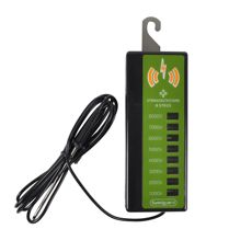 Gjerdetester med 8-trinns indikator for effektiv elektrisk kontroll.