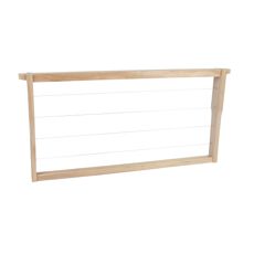 Trådmontert Langstroth treramme 1/1, klar til bruk for birøkt.