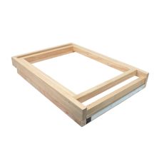 Ventilert kube bunn for Langstroth-kube, fremmer sunn luftsirkulasjon.