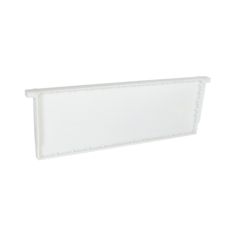 Plastramme 3/4 Langstroth fra Willab, cellepreget i hvit farge for birøkt.