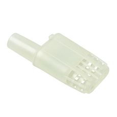 Hvit kapselmodell bur for bidronning, sikker og praktisk for birøkt.