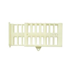 Utvidbar hvit plastbur for bidronning, sikker og trygg transport.