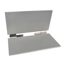 Holdbar aluminiumform for vokstavler, med cellepreget overflate for bedre resultat.