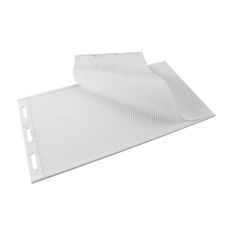 Silikonform for vokstavler, cellepreget design for enkel fjerning.