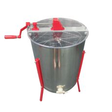 Manuell honningslynge for Langstroth 4-rammers, perfekt for småskala honninghåndtering.