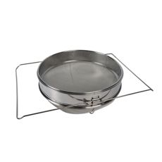 Rund dobbel honningsil Ø320MM, utmerket for å separere voks fra honning.