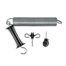 Fjærport kit som inkluderer alt som trengs for å montere en port.