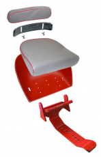 Komplett setesett for MF 35, 35X, 135, for å gjenopprette komfort.