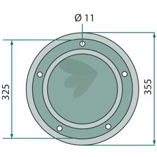Holdbar glidetallerken 348650100, ideell for tøffe arbeidsforhold.