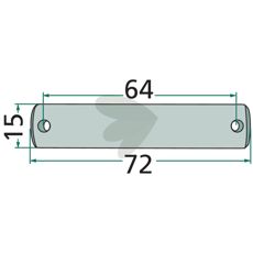 Drivbolt - 10463, viktig del for maskinens stabilitet og funksjon.
