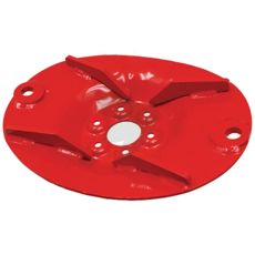 Sølvfarget plate 34676 med lang holdbarhet, perfekt for traktortillegg.