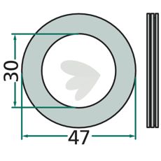 Nålelager, komplett sett for effektiv drift av landbruksmaskiner.
