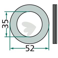 Nålelager 089.000.889.0360, ideelt for langvarig drift i mekaniske systemer.