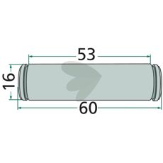 Bolt 16X60mm er perfekt for å stabilisere ulike maskindeler.