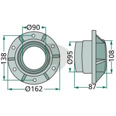 Holdbart nav for glideplate 1.1093.010.004.00, optimaliserer ytelse.