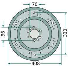 Allsidig tallerken, perfekt for både enkel og finere matlaging.