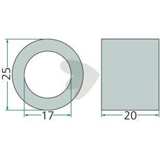 Ring 1.1504.010.103.00, robust konstruksjon for langvarig holdbarhet.
