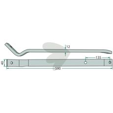 Pinnarm 6584367, produsert for å møte kravene i landbruket.