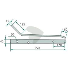 Solid pinneholder 670220, designet for holdbare løsninger.