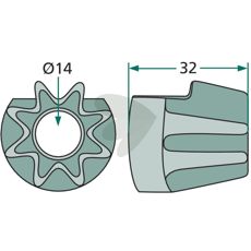 Girkule 0764040000, perfekt for å holde maskinen i topp stand.